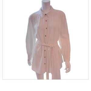 Isabel by Ingrid+Isabel - Cream Lined blend maternity top women’s size XL - NWOT